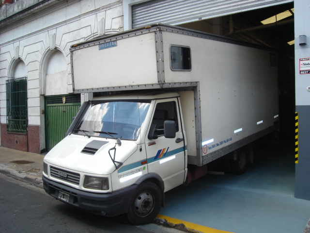 Entrada para camion 7 mts