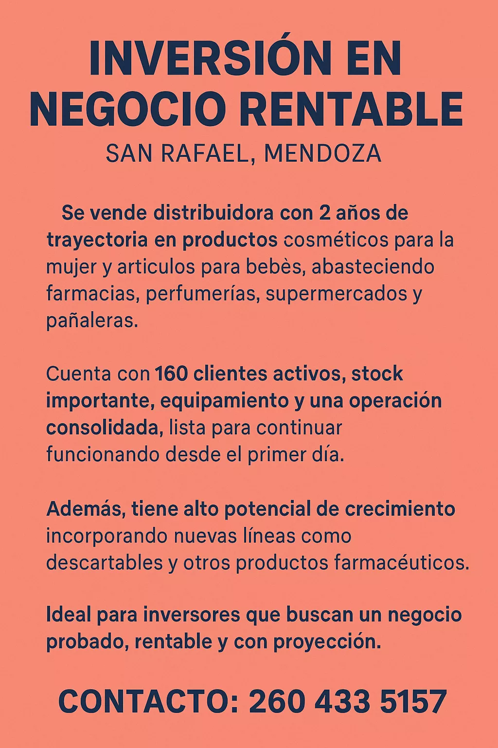 Venta fondo de comercio