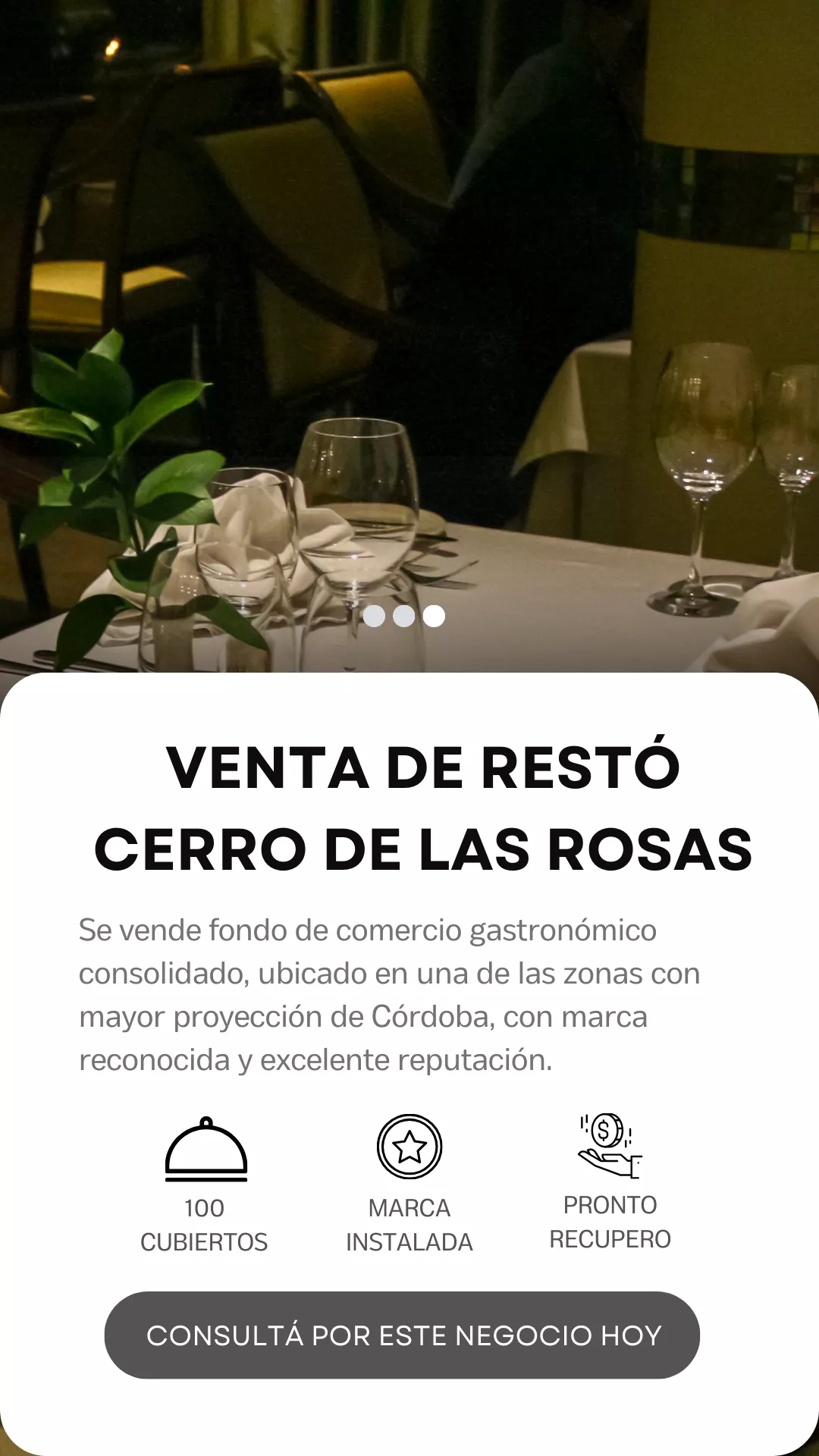 Venta de resta
